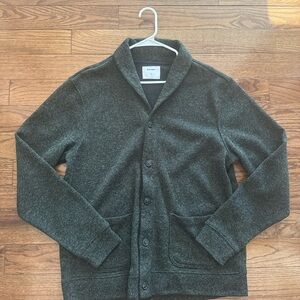 Old Navy Men's Shawl Collar Cardigan - Heather Olive Green